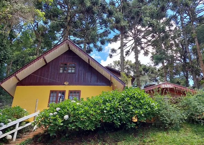 Chalé Rústico na Montanha em Campos de Jordão